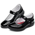 thumbnail image 1 of Zapato Escolar Chabelo Niña Charol Con Velcro 17-26 Arco negro 19, 1 of 6