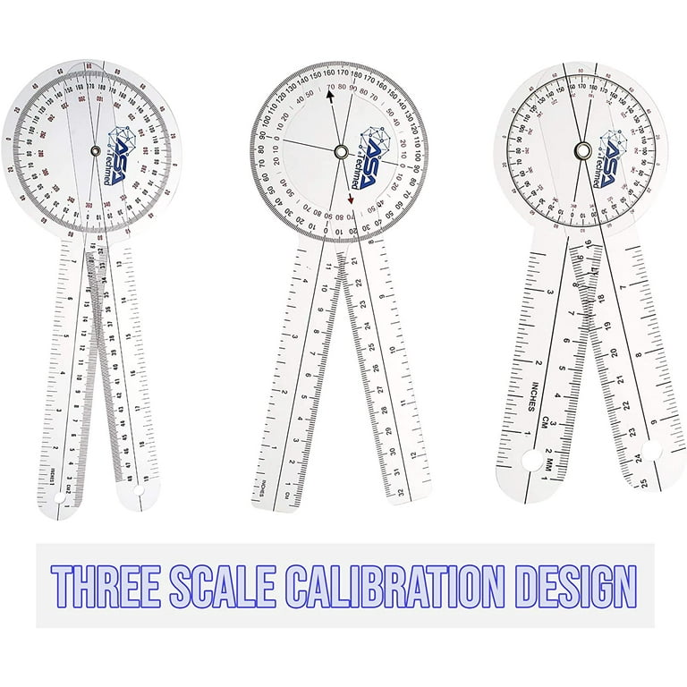 MEDIDOR GONIÓMETRO ESPINAL Médico BodyMed De 6 Pulgadas - Escalas - Foto 7