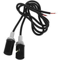 HOMEMAXS 2 Pcs License Plate Light Rear Lights LED Bulb Black