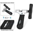 thumbnail image 3 of Herramienta rompecadenas, universal para 7 8 9 10 velocidades​​Extracción de eslabones de cadena con pasadores de respaldo de acero inoxidable, cortador divisor de cadena de bicicleta fácil de, 3 of 4