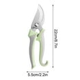 thumbnail image 3 of Tijeras de podar para árboles frutales | Tijeras de jardín para recolectar fruta e injertar plantas | Mango ergonómico antideslizante | Hoja de acero inoxidable | Paquete de 1, 3 of 7