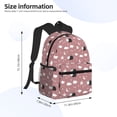 thumbnail image 3 of Fotbe Cute Calf Lightweight Casual Laptop Backpack for Men and Women, Daily use Waterproof backpack, Backpack for College, 3 of 7