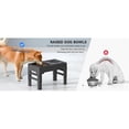 thumbnail image 2 of Elevated Dog Bowls Adjustable Raised Dog Bowl+Slow Feeder Dog Bowl and Dog Water Bowl Non-Spill for Dog and Pets Black B, 2 of 5