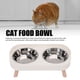 thumbnail image 3 of Tazón De Alimentación De Gato, Tazón De Mascota De Pequeño Plato De Gato Platos Alimentando Suministros De Riego Para Agua De Alimentos, 3 of 7