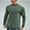 Army Green, variant on jobturf Mens Sweatshirts Crewneck Long Sleeves Pullover Tops Slim Fit Casual Breathable Workout Gym Running Atheltic Muscle Tees