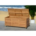 thumbnail image 2 of Safavieh Safavieh Outdoor Durable Eucalyptus Frame Wooden Deck Box, Natural, 2 of 7