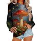 thumbnail image 5 of Xuyuer Women's Long Sleeve Hoodless Printed Casual Warm Sweatshirt, Cozy Pullover for Spring Comfort, Everyday Lounging and Seasonal Graphic Style, 5 of 5