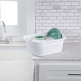 thumbnail image 3 of Lavabo, lavabo, lavabo para pies, 12 litros, plástico Tribello, blanco, 3 of 6