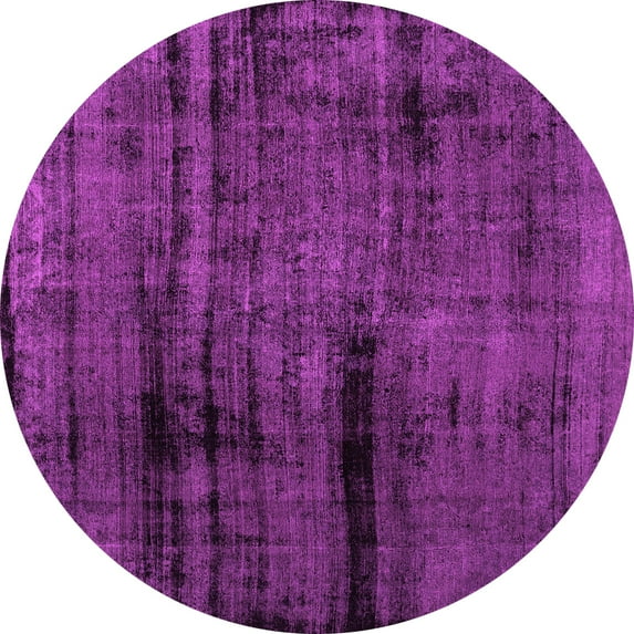 Ahgly Company Indoor Round Persian Pink Bohemian Area Rugs, 5' Round