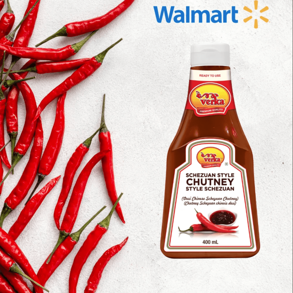 Verka chutney de schezuan Sauce indochinoise piquante et aillée.