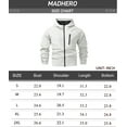 thumbnail image 3 of MADHERO Men's Lightweight Lined Hooded Waterproof Rain Jacket Windbreake jacket, 3 of 6
