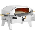 thumbnail image 7 of Razorri PZ12A Propane Tank Comodo Outdoor Pizza Oven, 2-in-1 Portable Propane Fire Griller, and Pizza Maker, Stainless Steel, 7 of 7