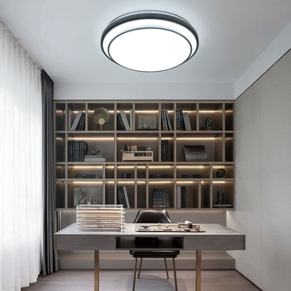 35W Modern LED Ceiling Light Flush Mount Lamp Dimmable Chandelier Lamp w/ Remote Control