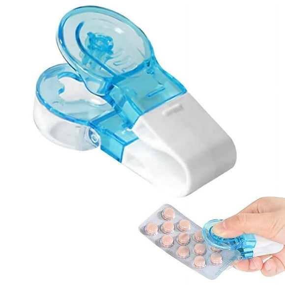 1Pcs Portable Pill Taker, Pill Dispenser Tablet Carrier, Portable Pill Taker Remover, Pill Cutter for Small Pills