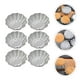 thumbnail image 2 of Molde de huevo de aleación de aluminio de 6 piezas moldes de flores antiadherentes para hornear moldes para hornear, 2 of 7