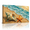 C, variant on XaaKee Beach Motif 0057 Coastal Landscape Painting Vertical Canvas Prints Wall Art Inner Framed 18*12Inch