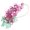 Purple, variant on OULII Beaded Grape Acrylic Hanging Ornament Green Pendant for Garden Wall Window Decoration