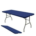 thumbnail image 4 of Spandex Picnic Tablecloth Elastic Tablecloth For 6x2.5ft Rectangular Table Stretchable Washable Patio Tablecloth For Outdoor, Xinsrenus Under $5! Spandex Picnic Tablecloth Elastic Tablecloth, 4 of 4
