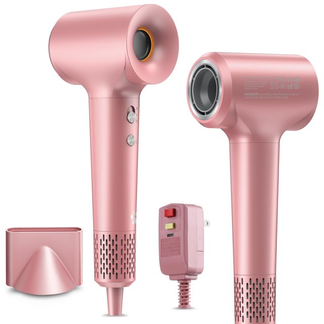 Secador de pelo HZD Secador de pelo iónico de alta velocidad 1500 W para viajes a casa