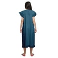thumbnail image 4 of Moomaya Solid Round Neck Nursing Sleepwear For Women Cotton Nightdress, 4 of 6