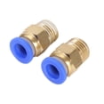thumbnail image 3 of 2 uds Accesorios Neumáticos de aire conector de tubo de aire rosca de junta de acoplamiento rápido G1/4in, 3 of 8