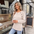 thumbnail image 4 of SUNBS Long Sleeve Shirts for Women Casual Tunic Tops Crewneck Dressy Blouse Trendy Clothes, 4 of 9