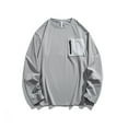 thumbnail image 4 of Dpytoraw Long Sleeve Performance T Shirt For Men 3 Hidden Pockets Wicking Shirt For Travel & More, 4 of 5