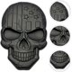 thumbnail image 1 of BEMS-2 Piezas Pegatinas de Coche de Aleación de Zinc Negro, Cuerpo de Metal de Calavera, 1 of 5