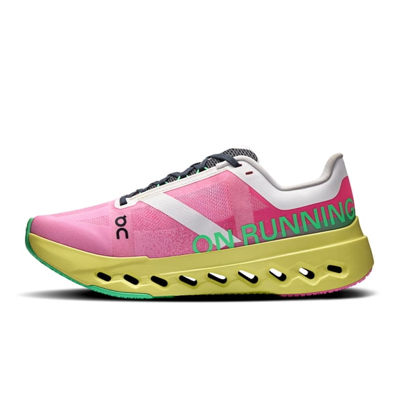 On Women's Cloudsurfer Next Pink/Limelight 3WE30053214-8