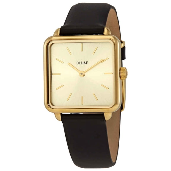 Cluse La Tetragone Women's Gold Dial Quartz Watch CL60004
