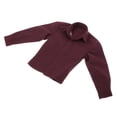 thumbnail image 3 of segolike 1/6 Scale Mans Dress Long Sleeve Button Down Formal Shirt for 12'' Action Figure Red, 3 of 7