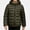 Army Green, variant on HAOTAGS Teen Boys Quilted Coat (9-17) Long Sleeve Hooded Zip Up Warm Winter Jacket Gray Size 11