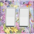 thumbnail image 1 of Metal Light Switch Plate Cover Classy Spring Floral Fields Sky Art FLW112, 1 of 13