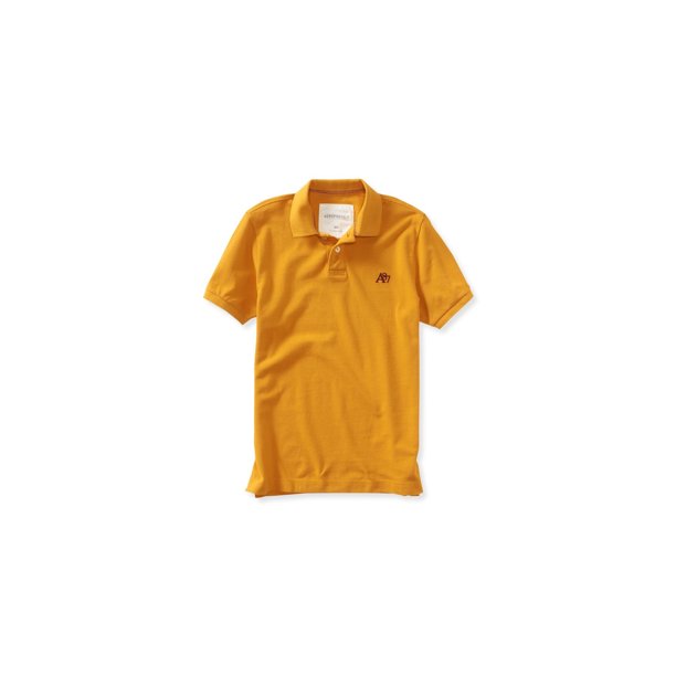 Polo de Rugby Aeropostale A87 SS amarillo grande
