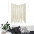 thumbnail image 1 of Tapiz de macramé para colgar en la pared, tapiz de decoración de pared de algodón tejido para sala de estar, dormitorio, decoración de fiesta de boda Namotu LKX-1957, 1 of 7