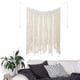 thumbnail image 1 of Decoración de boda bohemia, pancarta de macramé de estilo rústico moderno, algodón sostenible para decoración de sala de estar (80 x 115 cm), 1 of 8