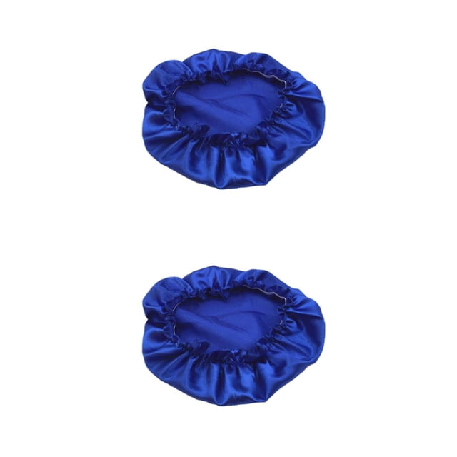 Billuyoard Gorros de 1 pieza, gorro de noche transpirable de satén atractivo, bufanda para la cabeza, gorro para dormir, turbantes, envolturas Azul Código promedio 2Conjunto