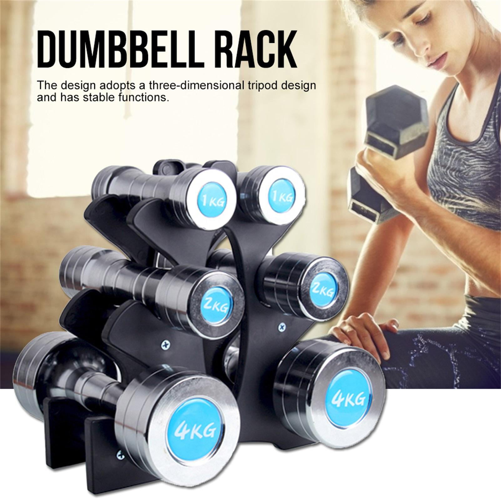 Dumbbells Weight Rack 3-Tier Multilevel Hand Weight Dumbbell Storage Stand for Gym Organization 