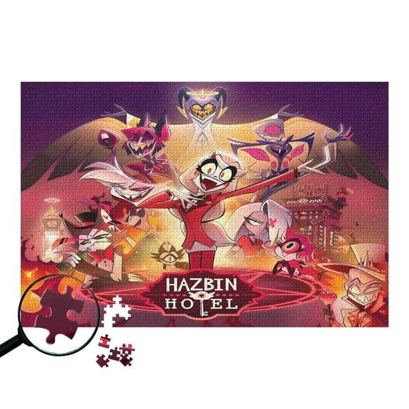 Hazbin Hotel Wooden Photo Puzzle.300 Pieces