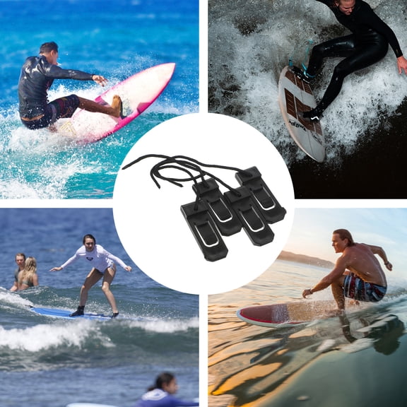 WEAVILUX 4-Pack Fin Board Clips for Kayaks, Surfboards, Boats, and Water Sports Accessories