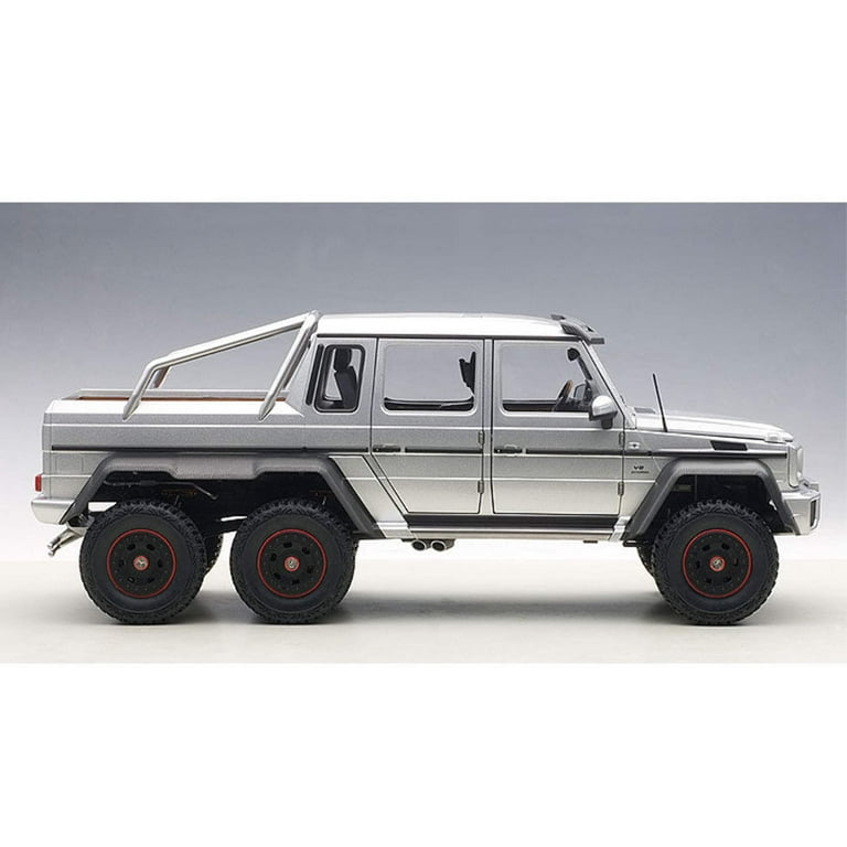 Mercedes G63 AMG 6X6 Silver 1/18 Model Car by Autoart - Walmart.com