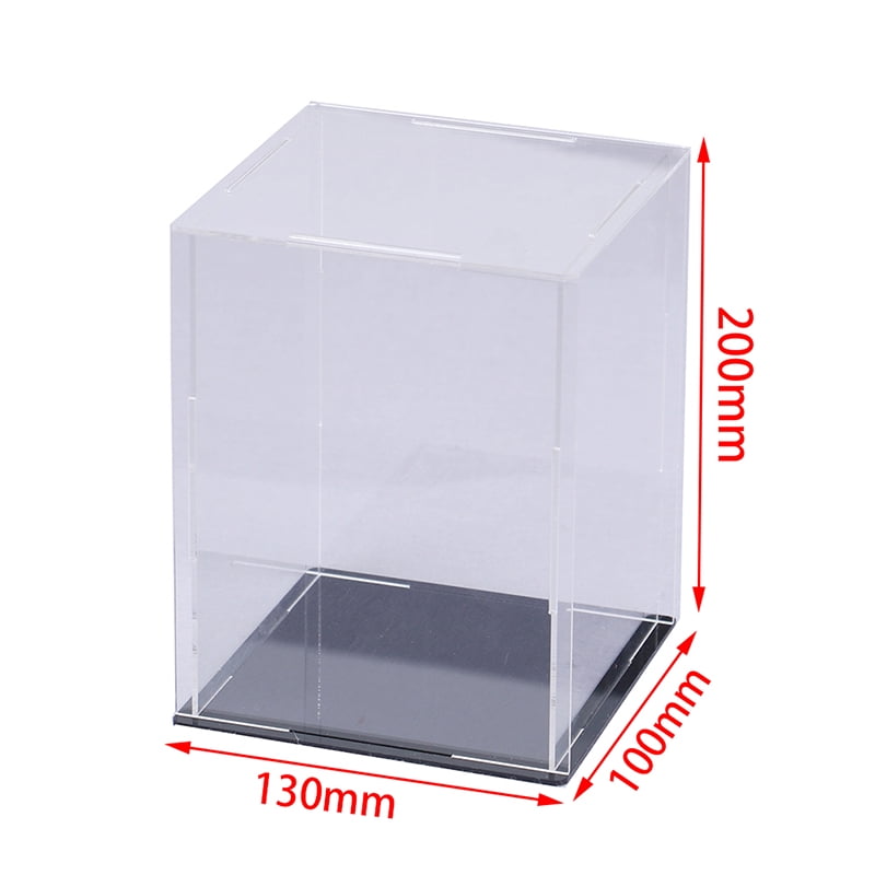 20 inch H Acrylic Display Case Collectibles Box Dustproof Large Figure Install 