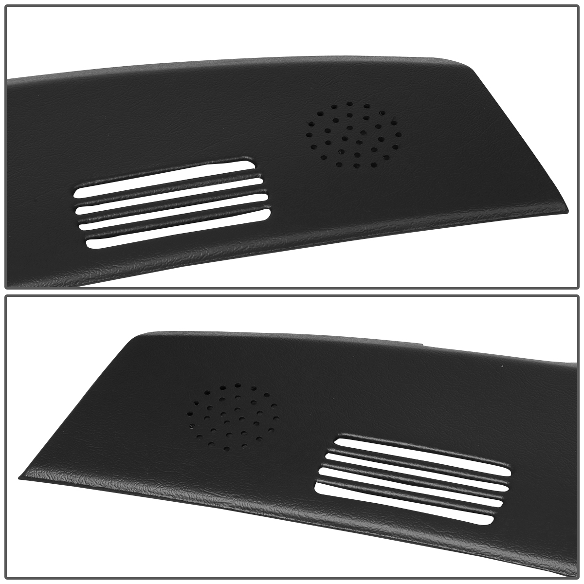DNA Motoring For 02-05 Dodge Ram 1500 2500 3500 Defrost Dash Vent Grille Cover Overlay Black