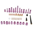 thumbnail image 3 of Welding Torch Set, Durable TIG Gas Lens Cups Safe 46Pcs With Connector For Argon Arc For WP9/20/25, 3 of 8