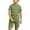 Army Green, variant on Amidoa Girls Summer Outfit Sets 2 Piece T-Shirt Short Sleeve and Shorts Set Kids Clothing Sets White Size 8