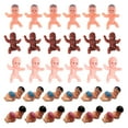thumbnail image 2 of Joernso 30 Pcs Mini Baby Figurines Reusable Baby Ornaments Non-Edible Cake Toppers for Baby Shower Gender Reveal Party Cupcake Decor, 2 of 8