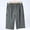 Dark Gray, variant on kosheko Men's Multi-Zip Pocket Elastic-Waist Capri Work Pants with Dual Zip Slots & Straight Cut for Woodland Hiking Yellow XXXXXL