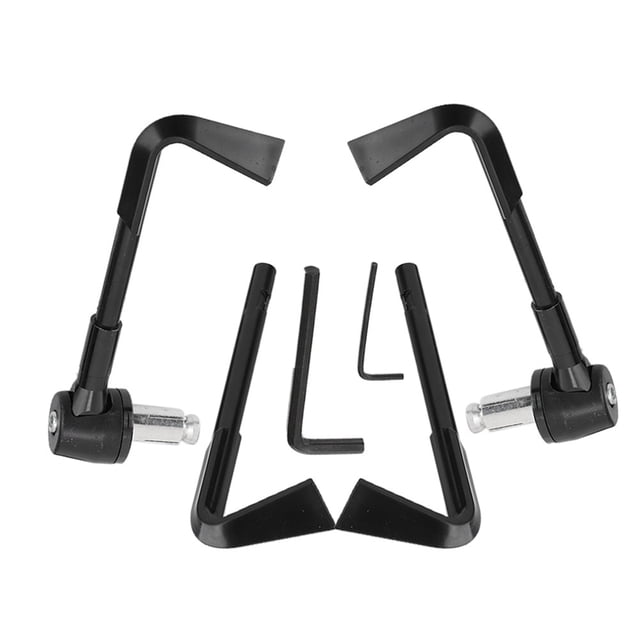 CNC Motorbike Handgrip Guard Brake Levers Protect Guard Motorcycle Protector Handlebar(Black)
