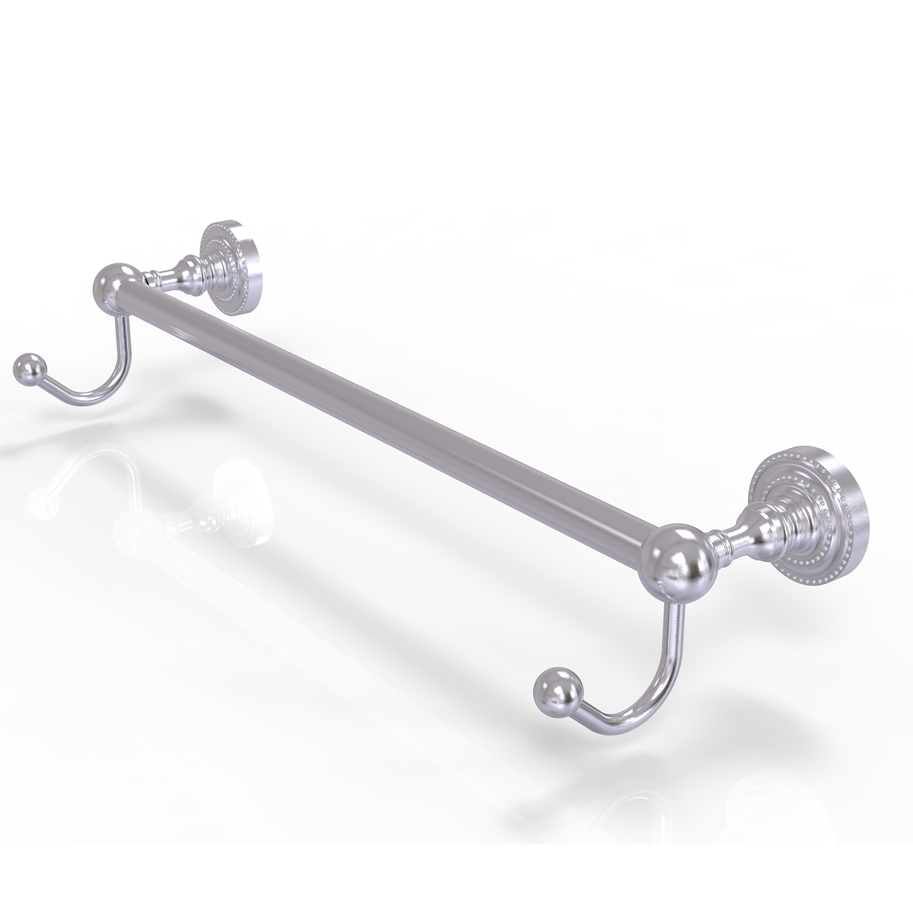 Dottingham Collection 18 Inch Towel Bar with Integrated Hooks Walmart