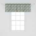 thumbnail image 2 of Ambesonne Flower Window Valance, Ornate Colorful Flora, 54" X 18", Multicolor, 2 of 3